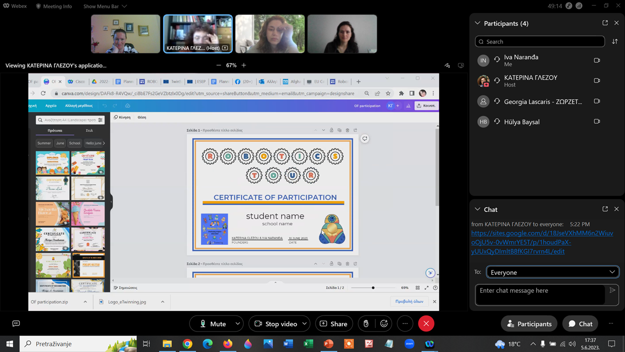 Webex online sastanak